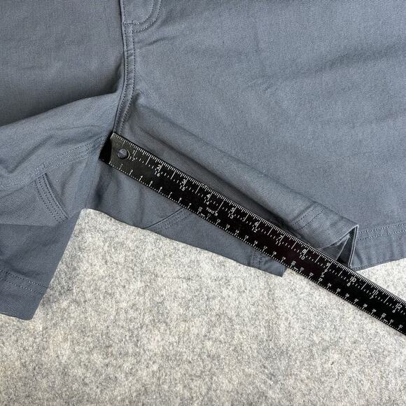 Duluth Trading Co Flex Fire Hose Shorts Mens 46 Gray Canvas Workwear - Picture 5 of 9